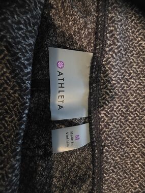 Athleta Black and Gray Leggings